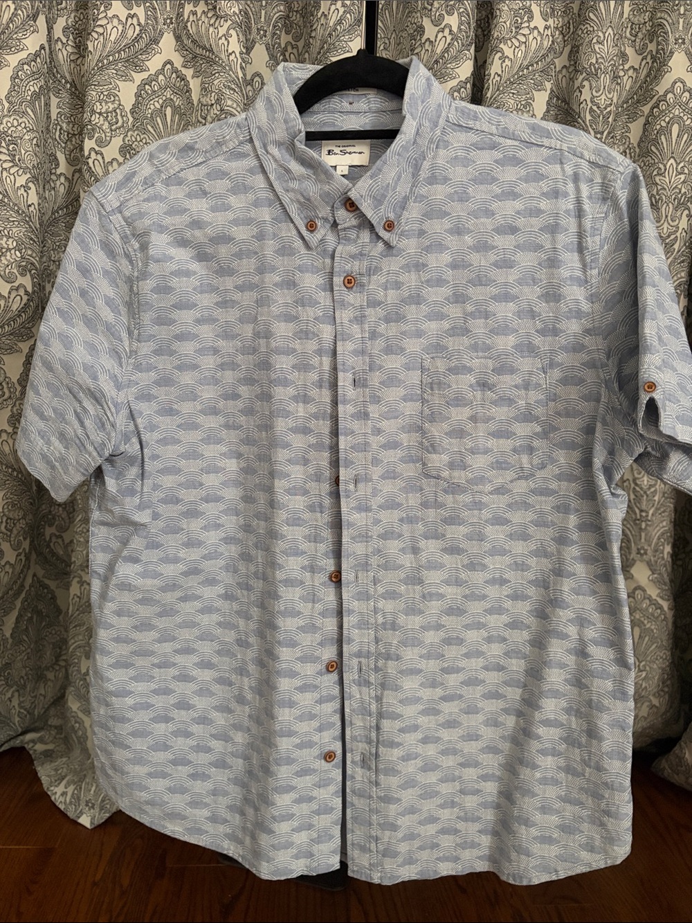 Chambray denim short sleeve, great quality shirt
